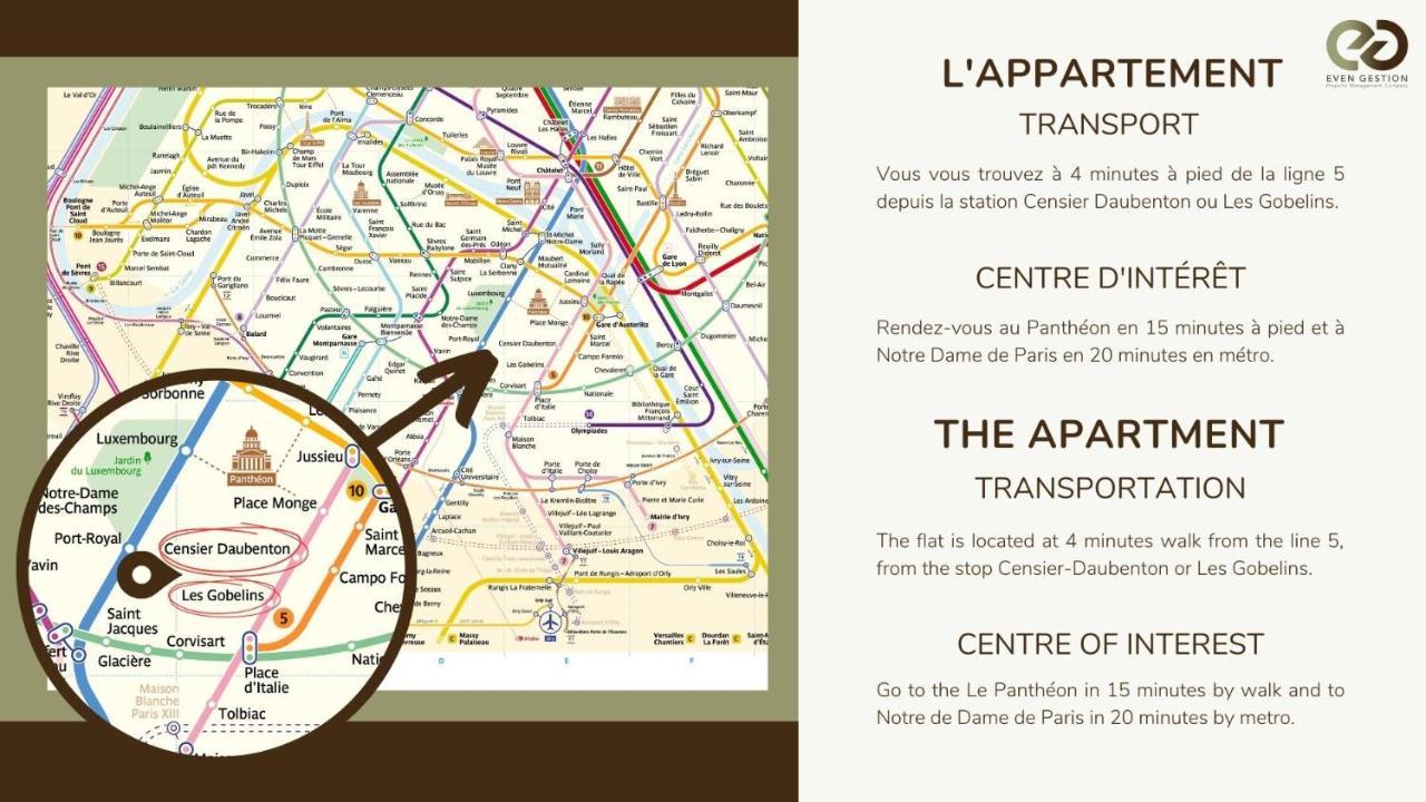 Appart 4Pers#Mouffetard#Port-Royal#La Sorbonne Paris Exterior photo